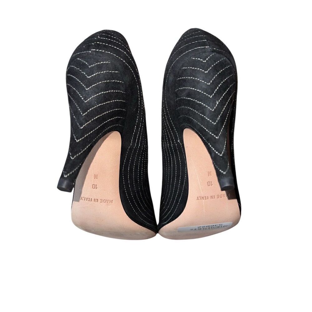 Michael Kors Black Suede Open Toe Chagall Heels Womens Size 10 read description - Picture 8 of 11